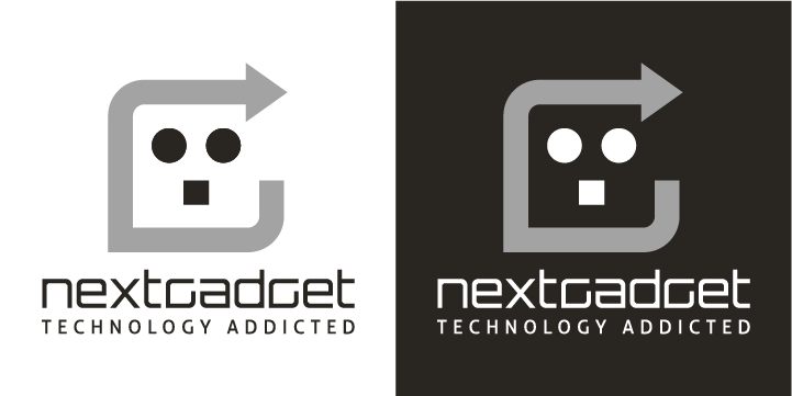 nextgadget logo black and white